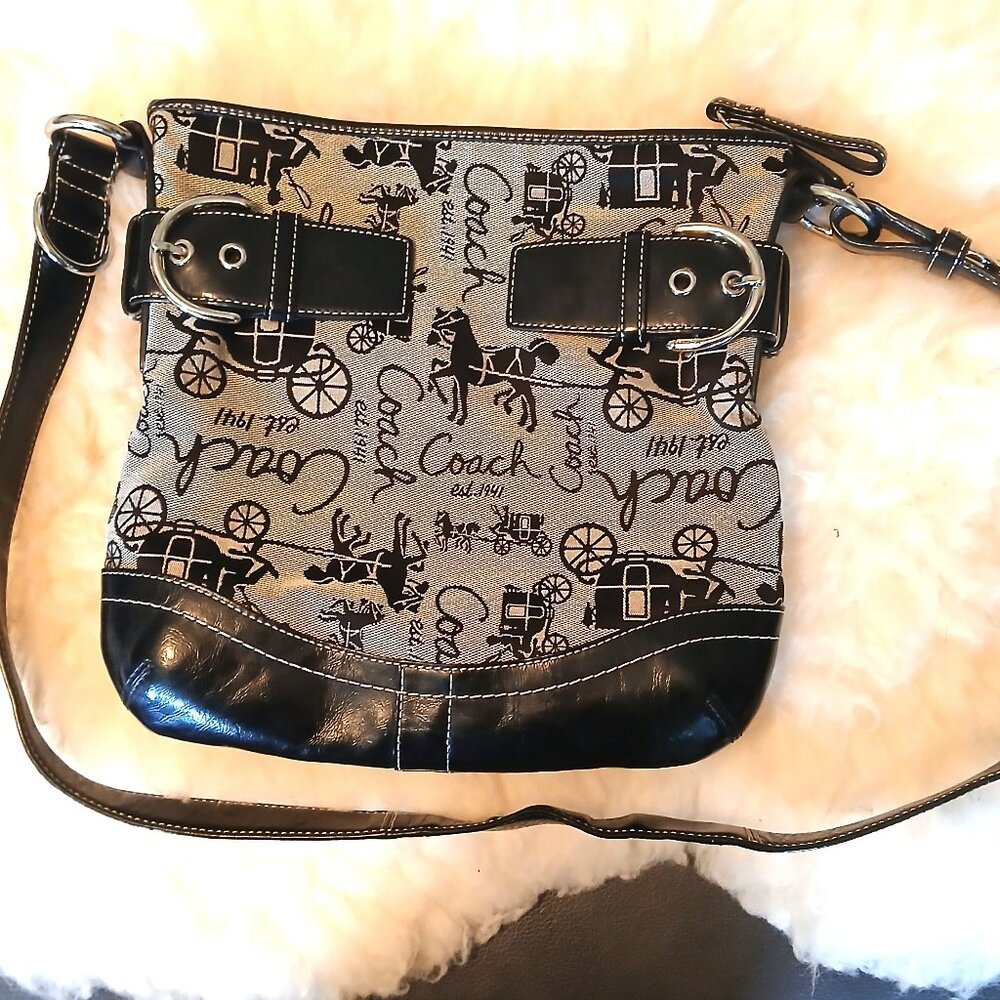 COACH - 2009 Crossbody Canvas and Leather